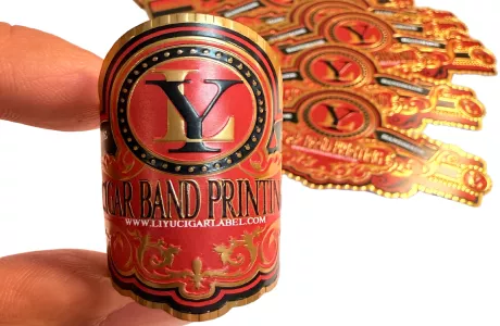Cigar Bands are printed with the high quality paper